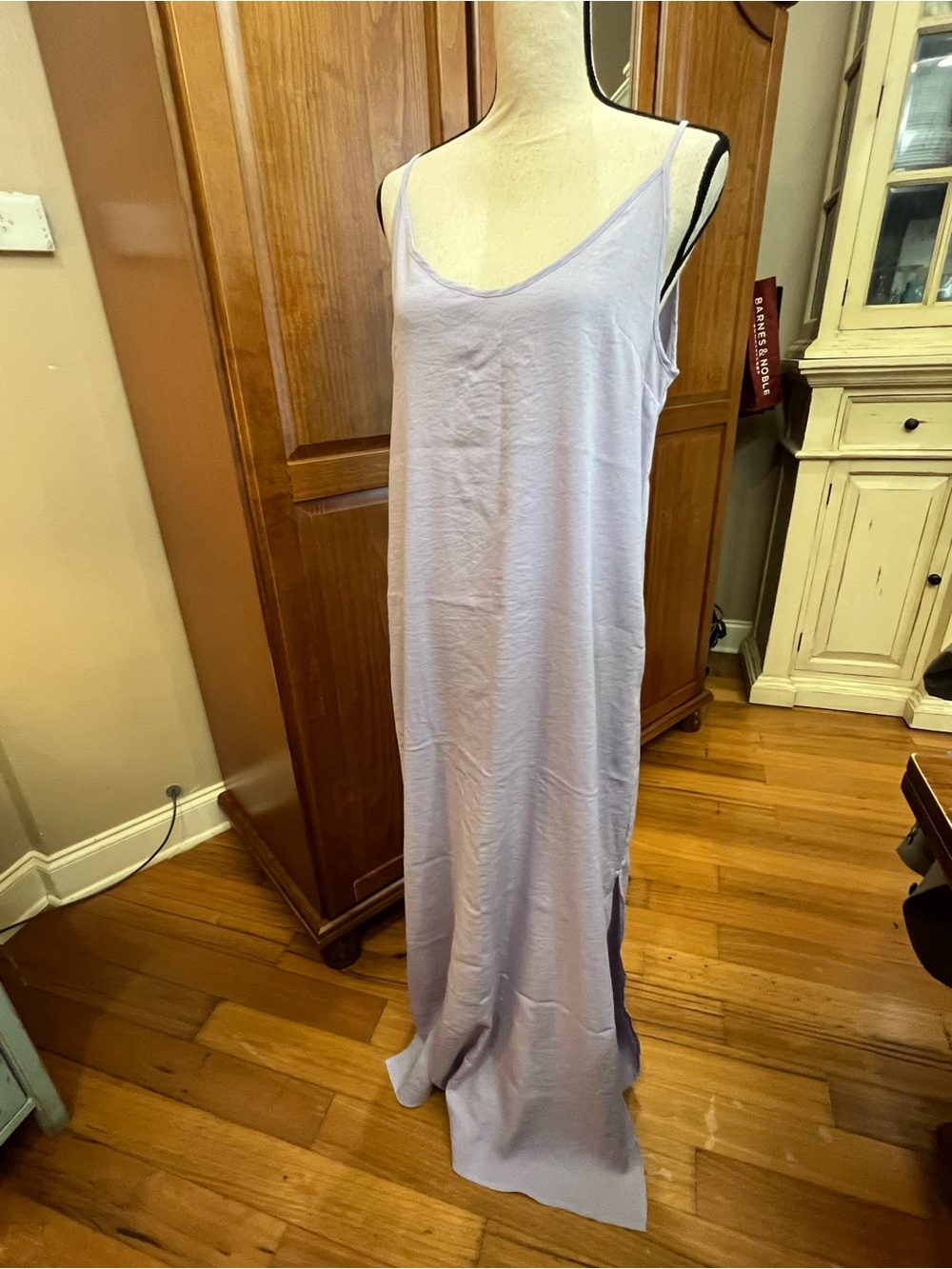 eesome Lavender Slip Maxi Dress - Lightweight Sleeveless - Picture 2 of 7